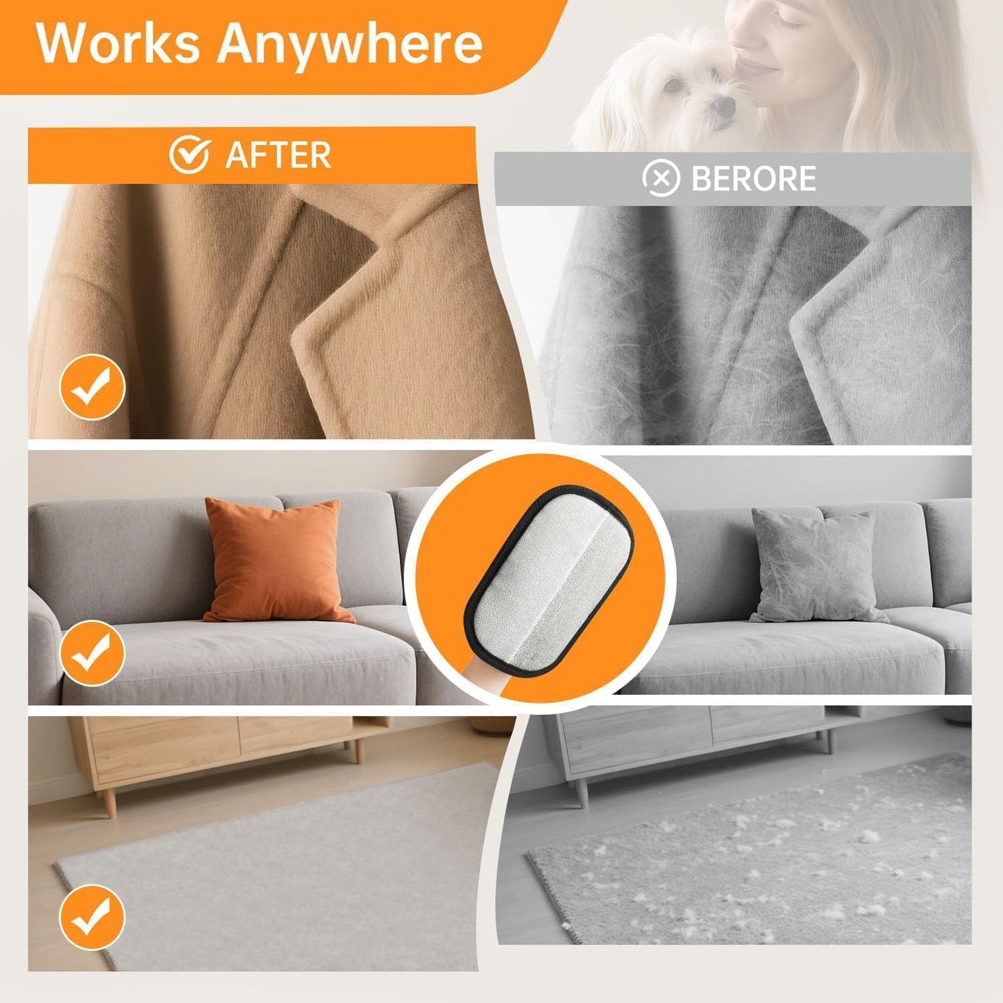 Premium Pets Hair Removal Gloves™